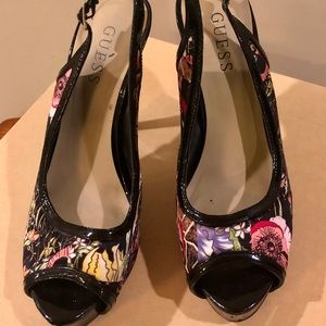 Playful lovely evening high heels.